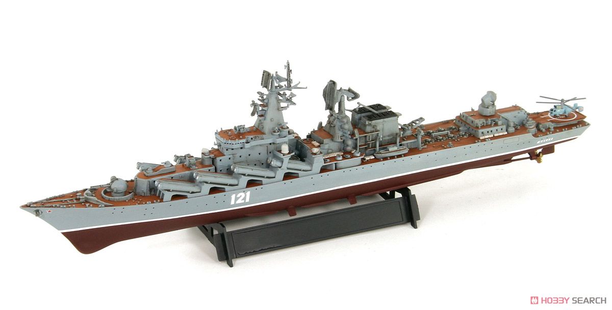 ロシア海軍 スラヴァ級ミサイル巡洋艦 モスクワ (プラモデル) 商品画像1