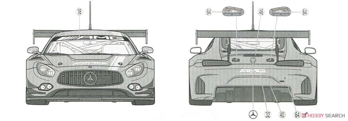 Mercedes AMG GT3 (Model Car) Color2