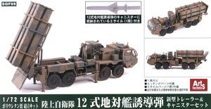 JGSDF Type 12 Surface-to-Ship Missile w/Missile Parts (Plastic model)