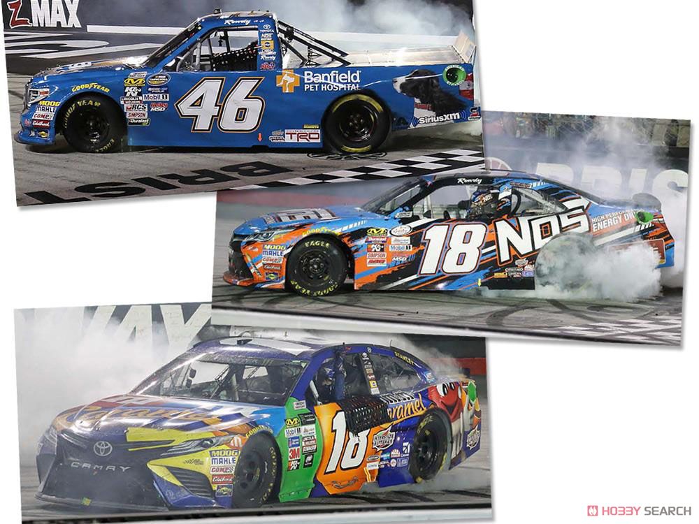 Toyota Tundra #46,Toyota Camry #18, Toyota Camry #18 Winner Kyle Busch 3-Car Set (Diecast Car) その他の画像1