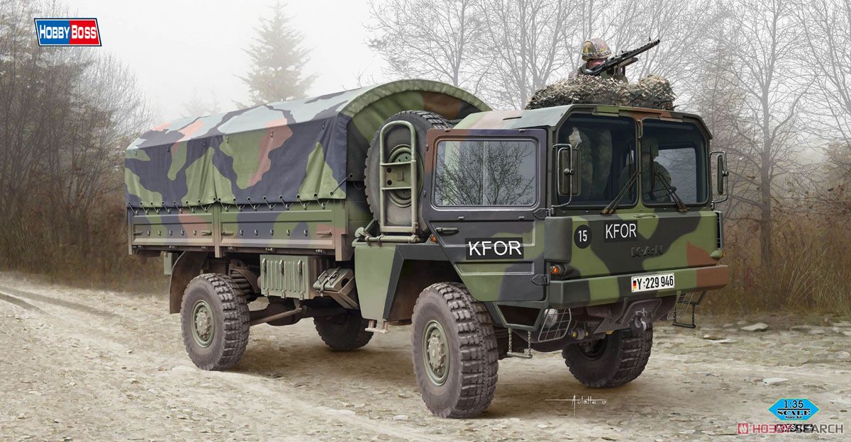 ドイツ MAN-5 軍用トラック (プラモデル) その他の画像1