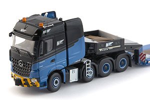 H2 MB Arocs 8*4 with Goldhofer 3-axle Low Loader (Diecast Car)