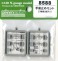 [ 8588 ] Wheel Chock Set (3 Types, 2 Pieces Each) (Model Train) 商品画像1 Thumbnail