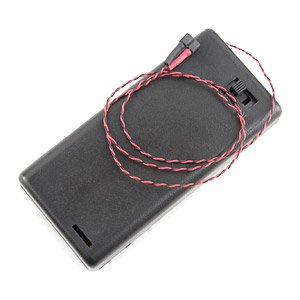 AA Battery Case w/Switch (Built-in Electronic Circuit) (1 Piece) (Material)