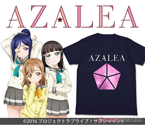 Love Live! Sunshine!! Azalea T-Shirts Navy S (Anime Toy) Other picture1