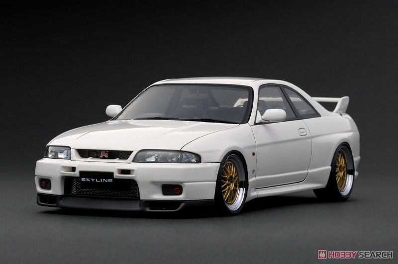 Nissan Skyline GT-R (R33) V-spec White (ミニカー) 商品画像1