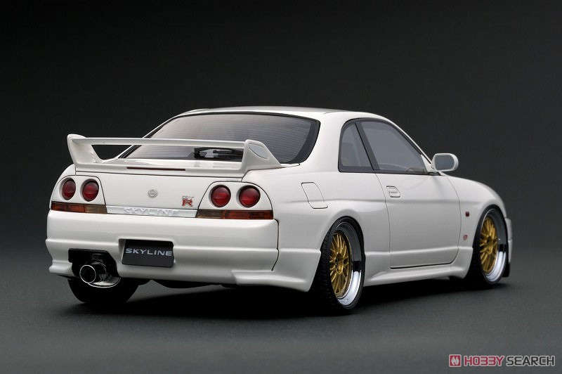 Nissan Skyline GT-R (R33) V-spec White (ミニカー) 商品画像2