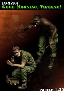 米 歩兵ベトナム `グッド・モーニングアメリカ` (2体セット) (プラモデル)