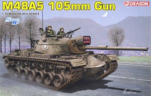 M48A5 105mm Gun Patton (Plastic model)