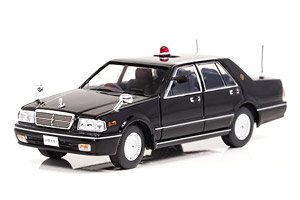 Nissan Cedric Classic SV (PY31) 1999 Police Headquarters Security Department Guardian Vehicle (Black) (Diecast Car)