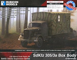 SdKfz 305/3a Expansion Set - Box Body (Einheitskoffer) (Plastic model)