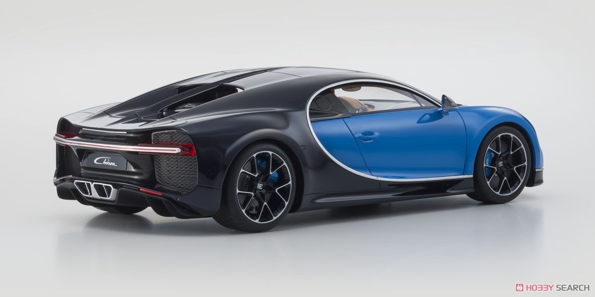 Bugatti Chiron (ブルー/ダークブルー) (ミニカー) 商品画像2