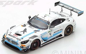 Mercedes-AMG GT3 No.4 24H SPA 2017 Black Falcon L.Stolz A.Christodoulou Y.Buurman (ミニカー)