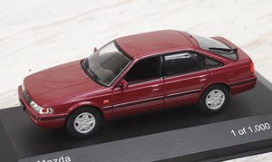 Mazda 626 1990 Metallic DarkRed (Diecast Car)