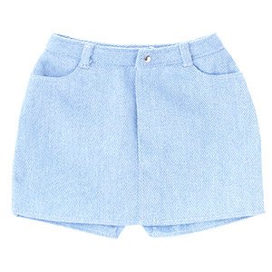 AZO2 Tight Skirt (Light Blue) (Fashion Doll)
