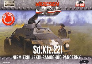 独・Sd.kfz.221軽偵察装甲車 (プラモデル)