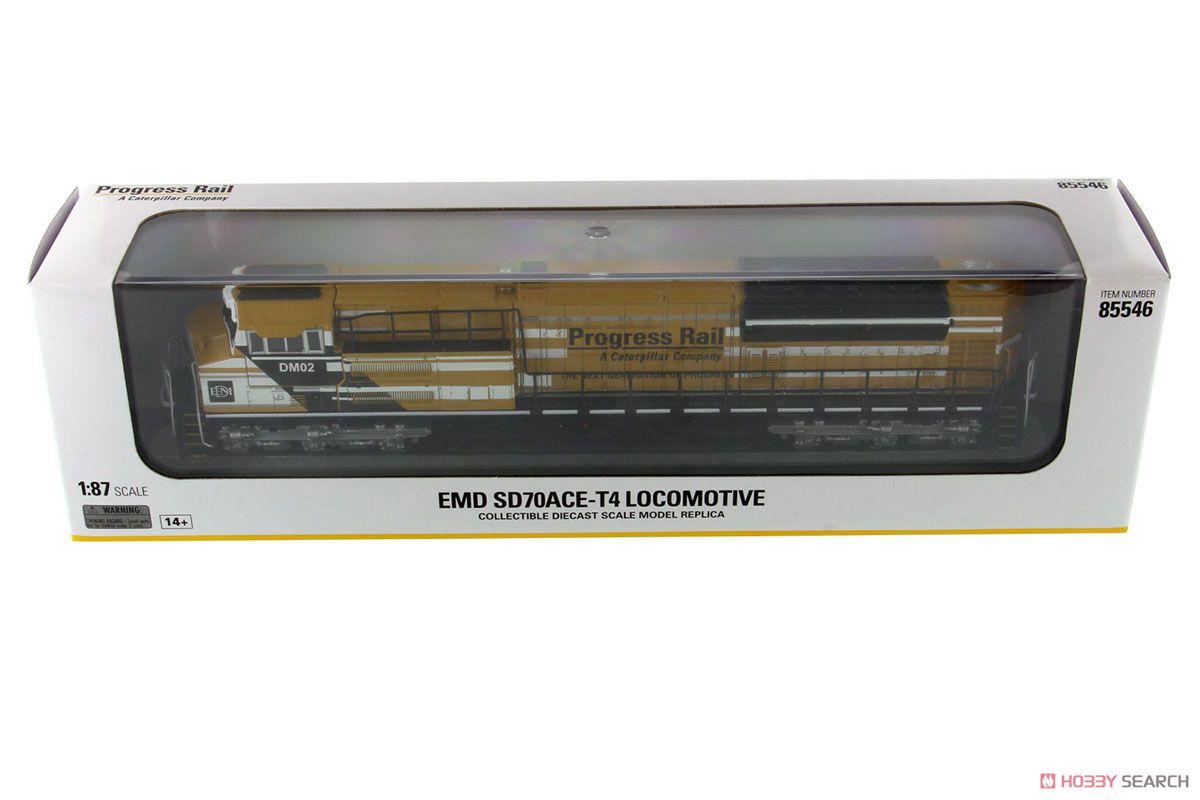 トレインシリーズ EMD SD70ACe-T4 機関車 (イエロー/ブラック) (ミニカー) パッケージ1