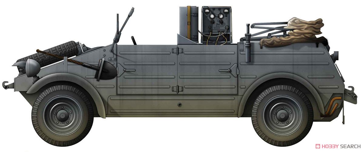WW.II ドイツ軍 キューベルワーゲン 無線車 (プラモデル) その他の画像1