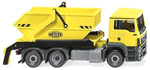 (HO) MAN TGS Euro 6/Meiller スキップローリー zinc イエロー (鉄道模型)