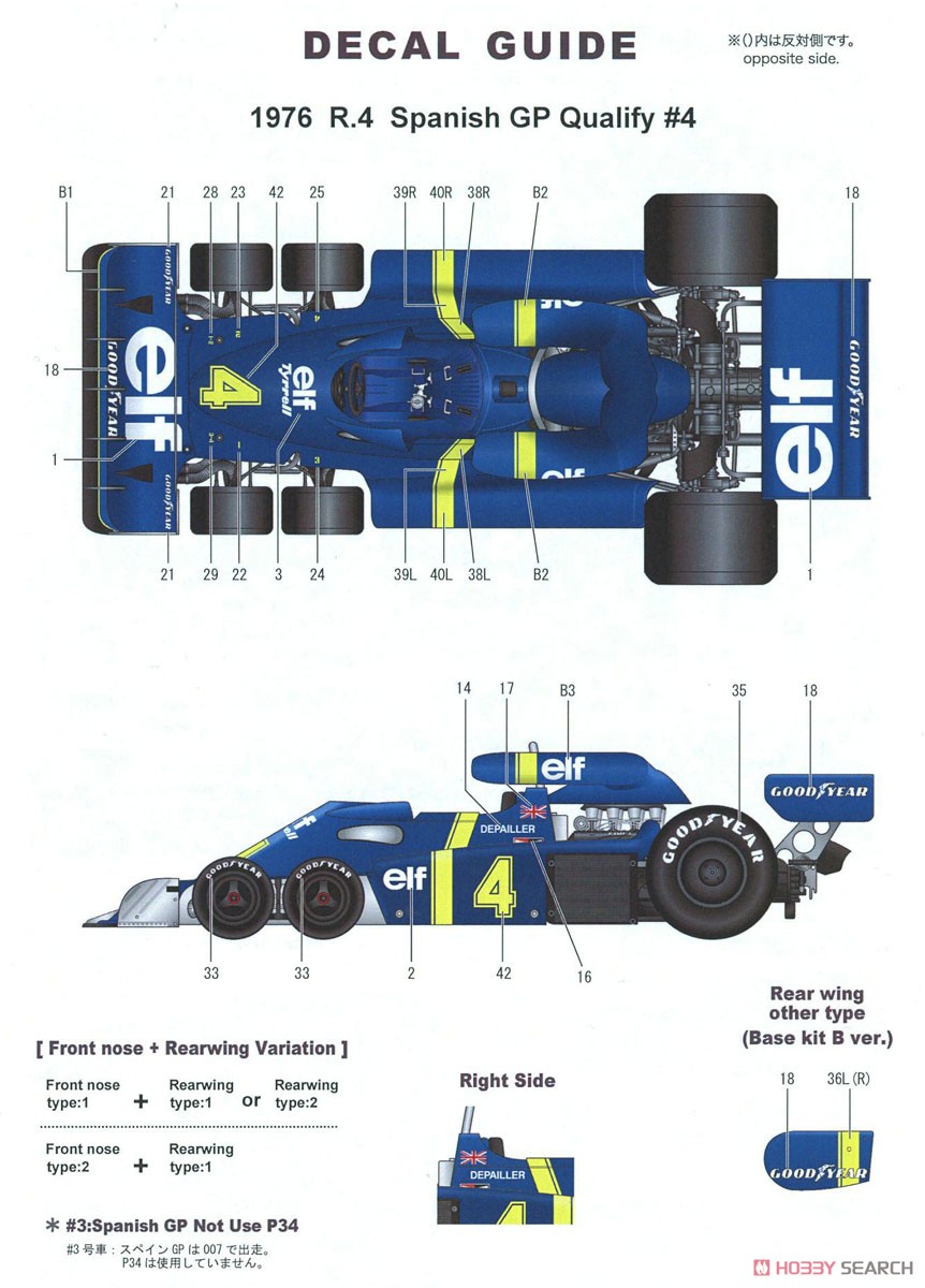 P34 Spanish GP Qualify 1976 #4 (レジン・メタルキット) 塗装1