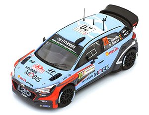 Hyundai I20 WRC #20 Winner Rally Sadegna 2016 Thierry Neuville/Nicolas Gilsoul (Diecast Car)