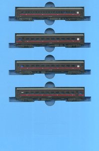 高崎運転所・イベント用旧型客車・赤帯 (4両セット) (鉄道模型)