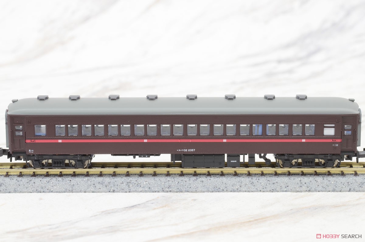 高崎運転所・イベント用旧型客車・赤帯 (4両セット) (鉄道模型) 商品画像2