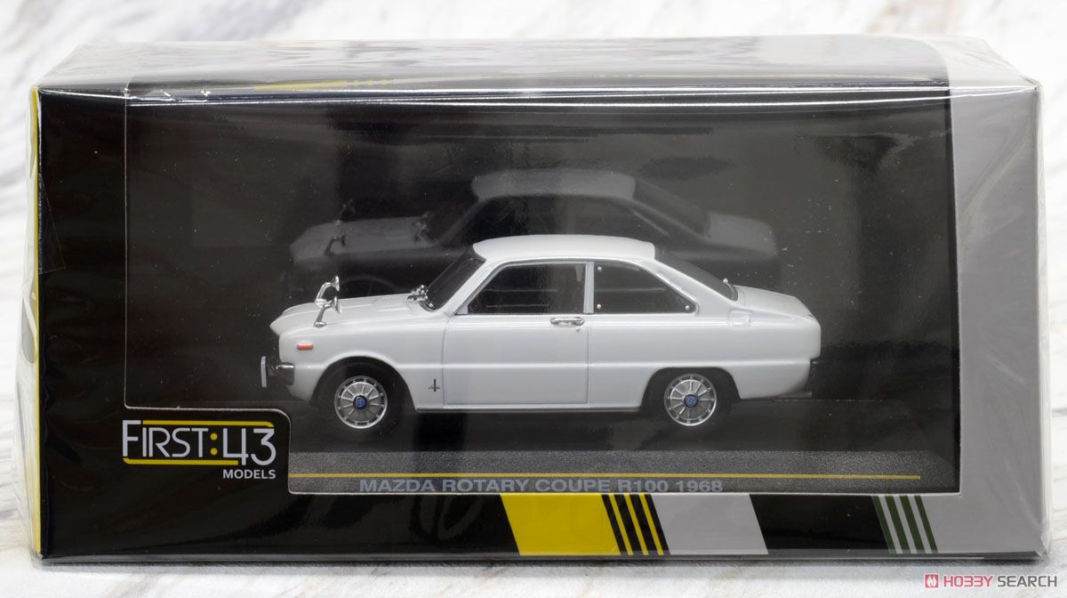 マツダ ロータリークーペ R100 ファミリア 1968 ホワイト (ミニカー) パッケージ1
