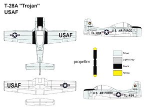 N.A.T-28A トロ-ジャン 米空軍 (プラモデル)