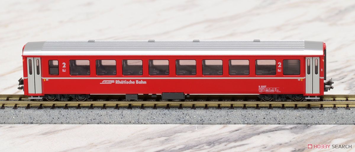 KATO製 アルプスの機関車 Ge4/4-III + アルプスの赤い客車 EWI (9両セット) ★レーティッシュ鉄道「のぞみ」キーホルダー付き ホビーサーチ流通限定セット (鉄道模型) 商品画像16 モーダル