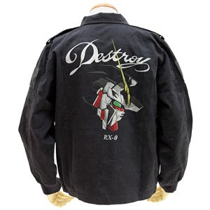 Gundam UC Unicorn Gundam Embroidery Tour Jacket Black XL (Anime Toy)