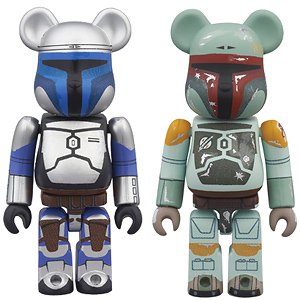 JANGO FETT(TM)(ジャンゴ・フェット) & BOBA FETT(TM)(ボバ・フェット) BE@RBRICK STAR WARS 2PACK (完成品)