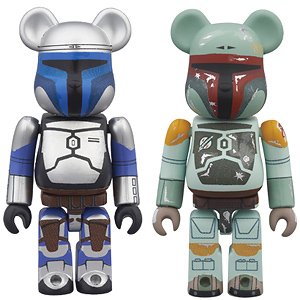 Jango Fett(TM) & Boba Fett(TM) Be@Rbrick Star Wars 2Pack (Completed)