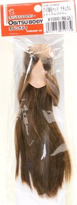 Hair Implant Head 21-01 (Natural/Medium Brown) (Fashion Doll)