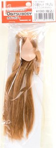 Hair Implant Head 21-01 (Natural/Shining Brown) (Fashion Doll)