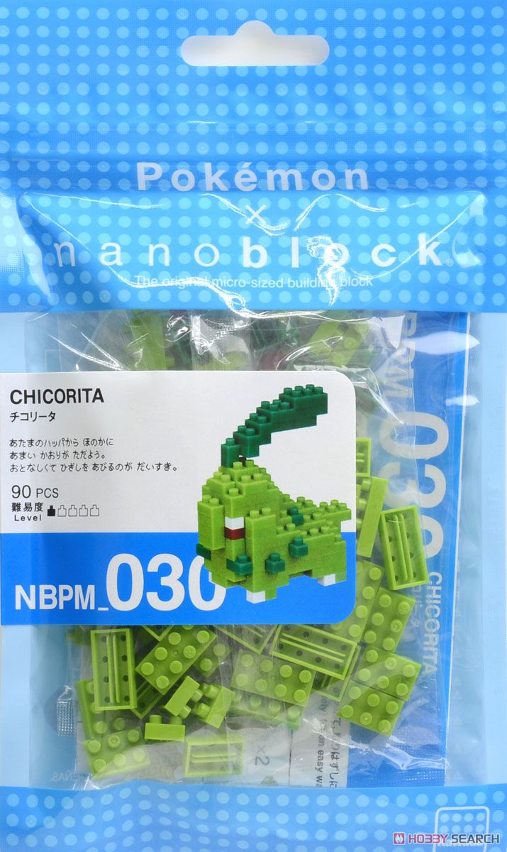 nanoblock ポケットモンスター チコリータ (ブロック) パッケージ1