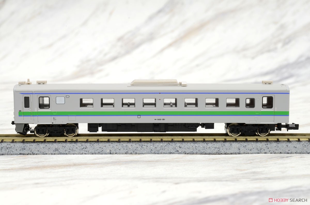 J.R. Hokkaido Type KIHA143/KISAHA144 Air-Conditioned Car Standard Three Car Formation Set (w/Motor) (Basic 3-Car Set) (Pre-colored Completed) (Model Train) Item picture2