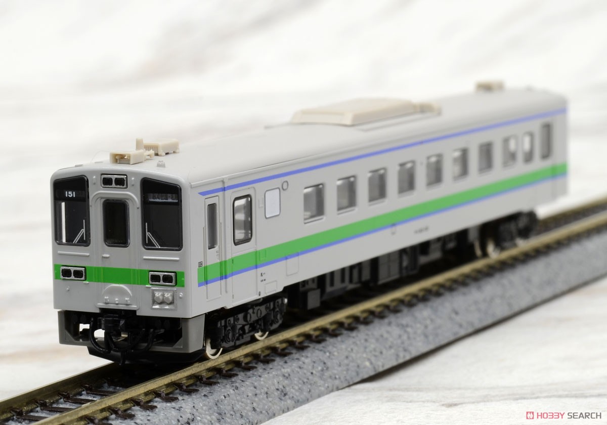 J.R. Hokkaido Type KIHA143/KISAHA144 Air-Conditioned Car Standard Three Car Formation Set (w/Motor) (Basic 3-Car Set) (Pre-colored Completed) (Model Train) Item picture3