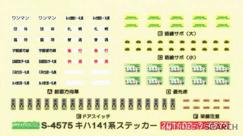J.R. Hokkaido Type KIHA143/KISAHA144 Air-Conditioned Car Standard Three Car Formation Set (w/Motor) (Basic 3-Car Set) (Pre-colored Completed) (Model Train) Contents1