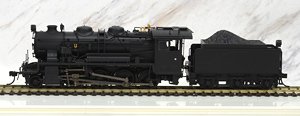 1/80(HO) Steam Locomotive Type 9600 Honshu Area without Deflector (Convex Type Tender) (Plastic Model) (Pre-Colored Completed) (Model Train)