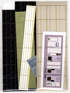 1/80(HO) Interior Sheet for HO Tomix SUHANEFU14 (Simple Renewaled) Interior Parts (for 1-Car) Sonic Color (Model Train)