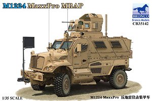 米・M1224マックスプロ・エムラップ対地雷装甲車 (プラモデル)