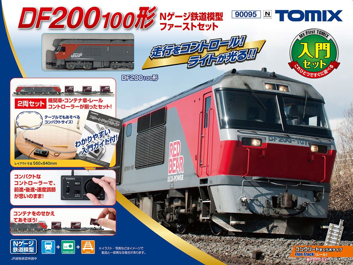 DF200-100形 Nゲージ鉄道模型ファーストセット (鉄道模型) パッケージ1