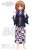 Pied nu Fille / Fuwari - Sushi Pattern Yukata (Body Color / Skin Pink) w/Full Option Set (Fashion Doll) Item picture1