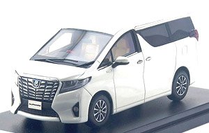 Toyota ALPHARD HYBRID Executive Lounge (2016) ラグジュアリーホワイトパール クリスタルシャインガラスフレーク (ミニカー)