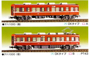 京急 1000形 増結用中間車2輛セット (増結・2両・組み立てキット) (鉄道模型)
