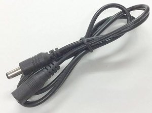DC Extension Cable 1m (Black) (1 Piece) (Model Train)