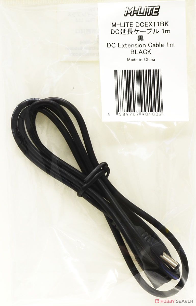DC延長ケーブル 1m (黒) (1本入り) (鉄道模型) 商品画像2
