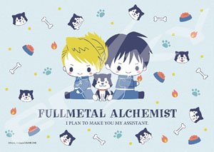 Fullmetal Alchemist x Sanrio 108-710 Mustang & Hawkeye & Black Hayate (Jigsaw Puzzles)