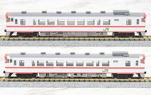 JR キハ40-500形 ディーゼルカー (盛岡色・赤鬼) セット (2両セット) (鉄道模型)